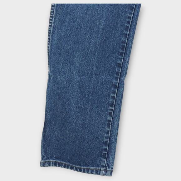 Mens Wrangler 13 original Flame Resistant Insect Shield Blue Jeans Size 34x36 - Picture 2 of 6